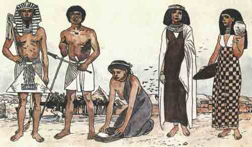 Какую одежду носили в Древнем Египте?